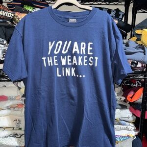 Vintage 90’s Are The Weakest Link Goodbye T-shirt Promo XL Official TV